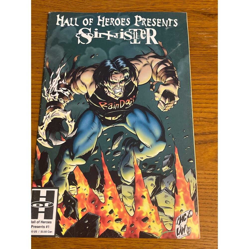 Hall of Heroes Presents #1 Sinister Comic Book Mac & Law 1st Printing July 1996